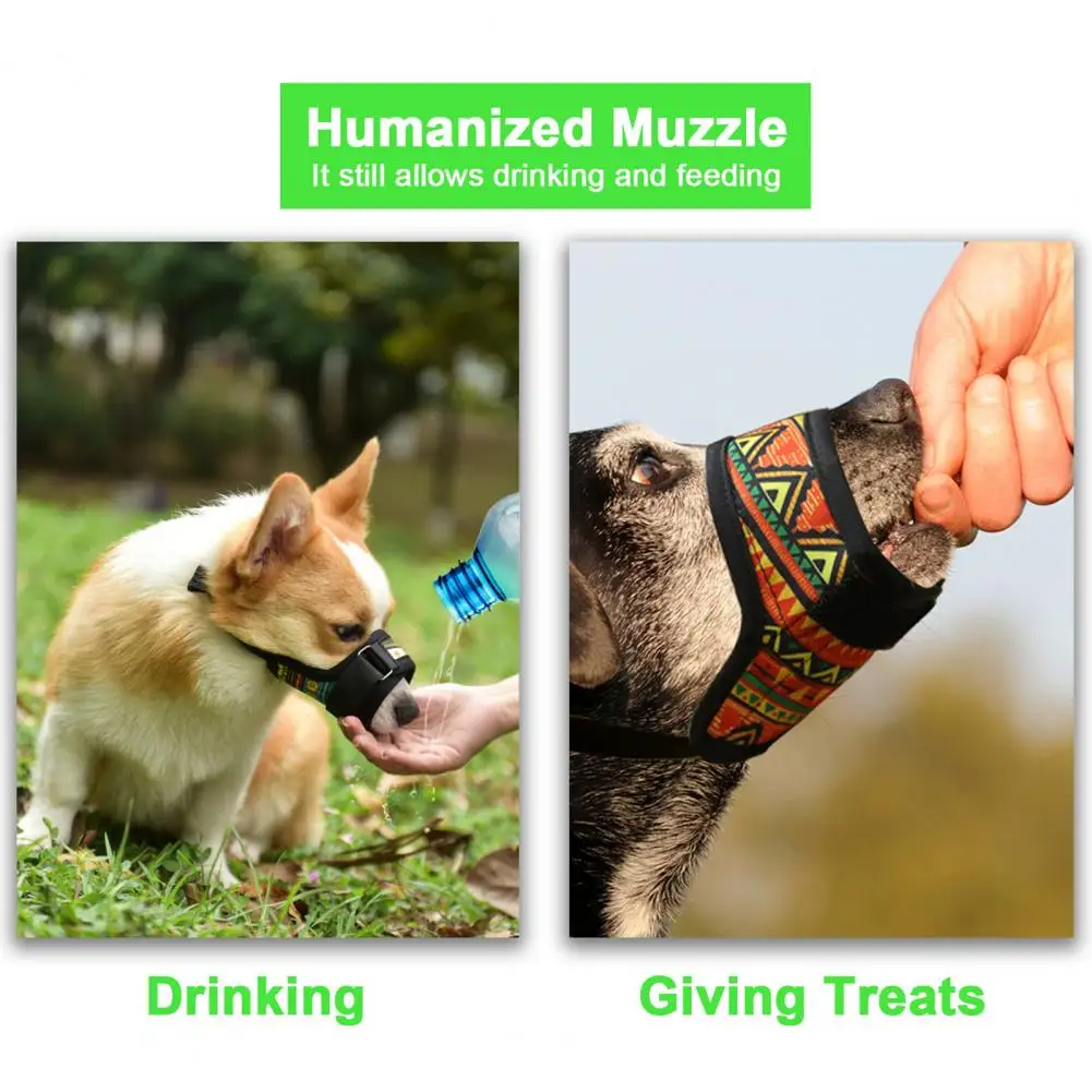 Adjustable Dog Muzzle Buckle Design Breathable High Elasticity Puppy Muzzle Pet Face Protector For Small Medium Large Dogs dog muzzle