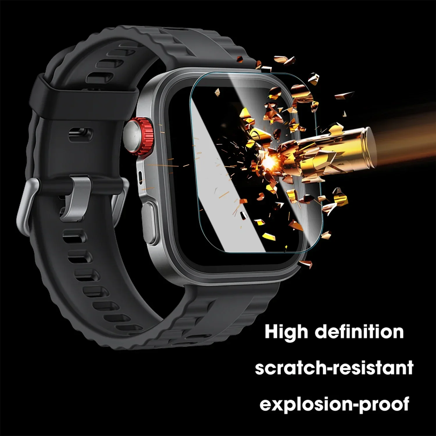 Easy to Install Screen Protectors For Huawei Watch Fit 4Pro Smartwatch Tempered Glass Anti Scratch Glass Films for Fit 4 Pro