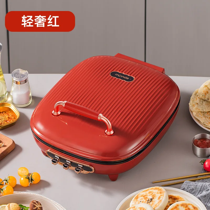 

New Double-sided Heating Electric Skillet Pancake Maker Non-stick Surface