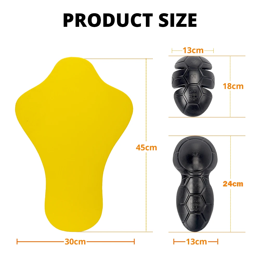 오토바이 내장형 보호 재킷 범용 플러그인 보호 장비 나이트 어깨 팔꿈치 및 등 보호 장비