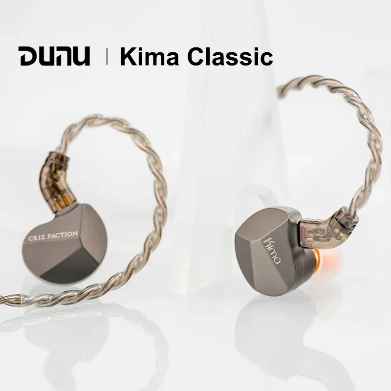 

DUNU KIMA CLASSIC Hi-Res Audio Dynamic Driver Monitor In-ear Earphone with 0.78mm Detachable Cable Earbuds