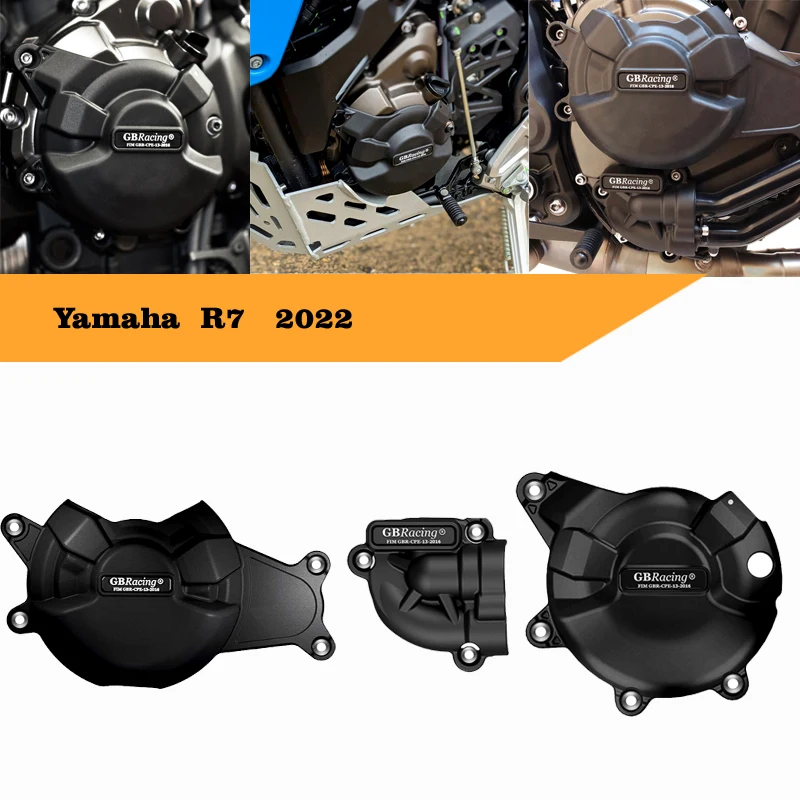 

Motorcycles Engine Cover Protection for GBRacing for Yamaha R7 2022-2023