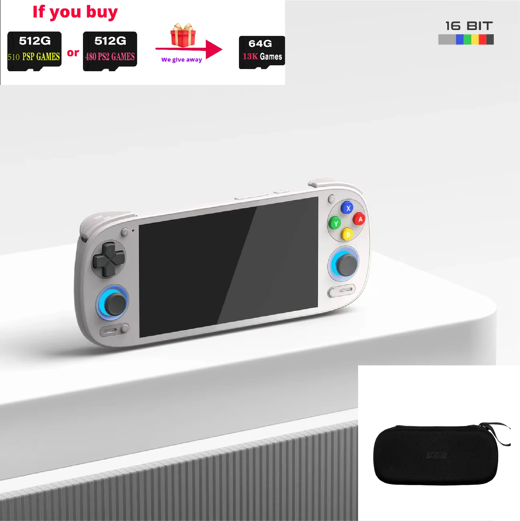 Retroid Pocket 5 レトロ携帯ゲーム機 ビデオゲーム機 RP5 SD865