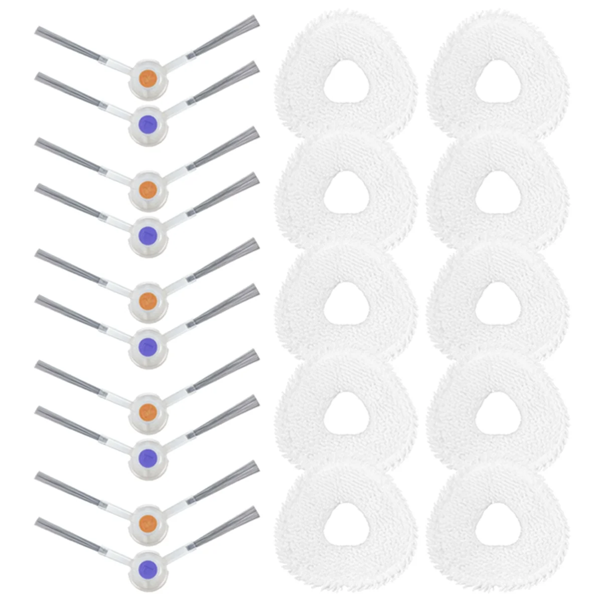 Per Narwal J4 Side Brush Mop Cloths Rag Integrated Robot Aspirapolvere Accessori Ricambio