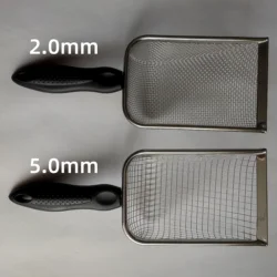 Premium Stainless Steel Cat Litter and Sand Sifter with Fine Mesh (2.0 and 5.0 sets)