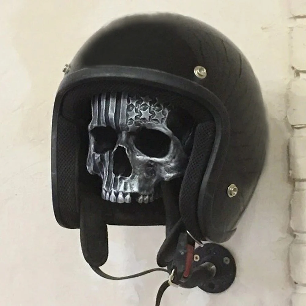 Support de casque de moto, support mural pour casque de moto, support de  casque Harley, support