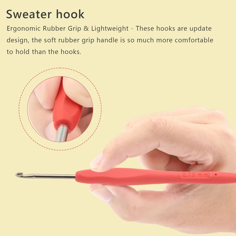 Photo inspiration: Ergonomic Grip Lacing Devices For Small Developing Hands Reference: Crochet Hooks 10Pcs Small Size Lace Crochet Hooks 0 5