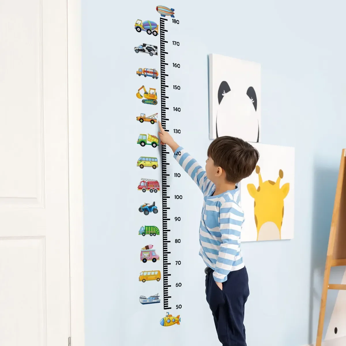 Regla Medición Niños Dormitorio Tabla De Crecimiento Para Pared Infantil - Medidor De Altura Para Bebés Y Niños Régla Crecimiento Bebé Madera