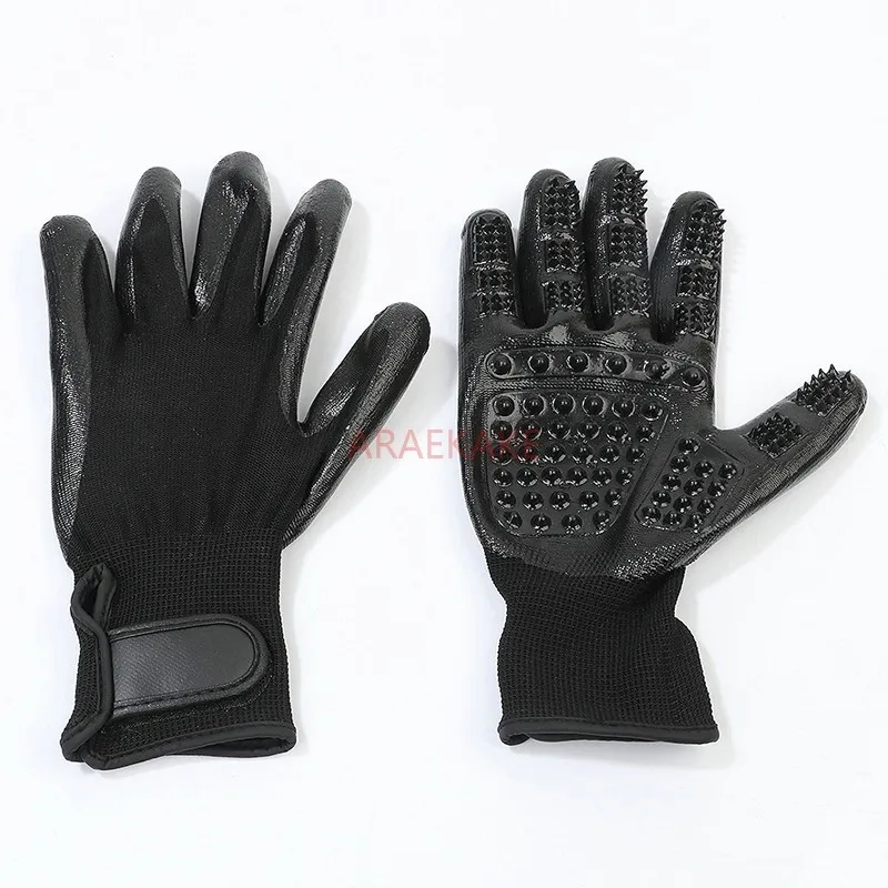 Dog shower gloves, cat pet anti scratch special hair brush, big dog golden fur teddy, massage and scrubbing tool