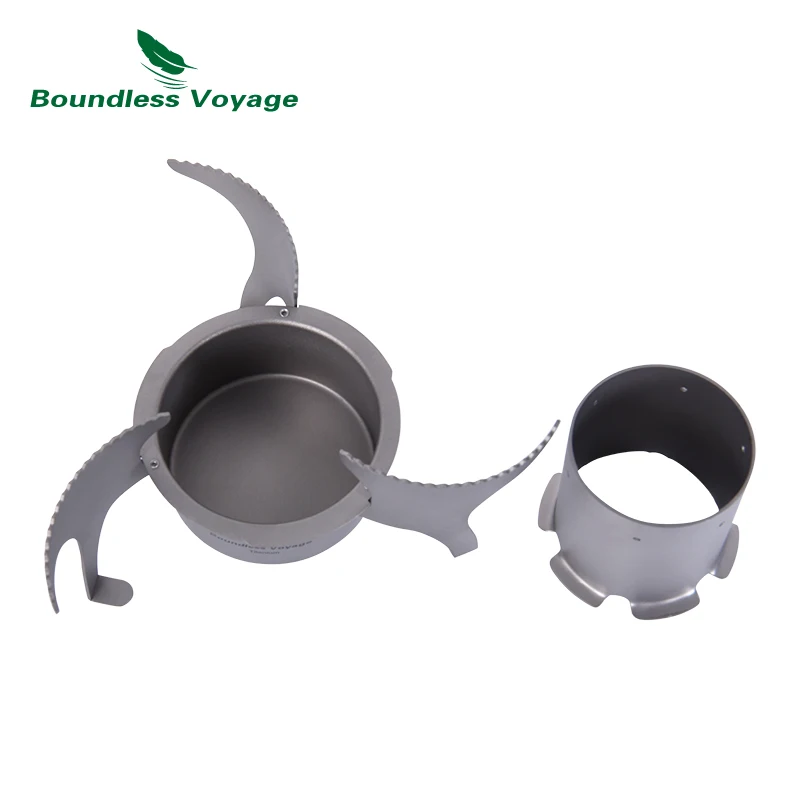空き瓶 Boundless Voyage Titanium Alcohol Stove Spirit Burner