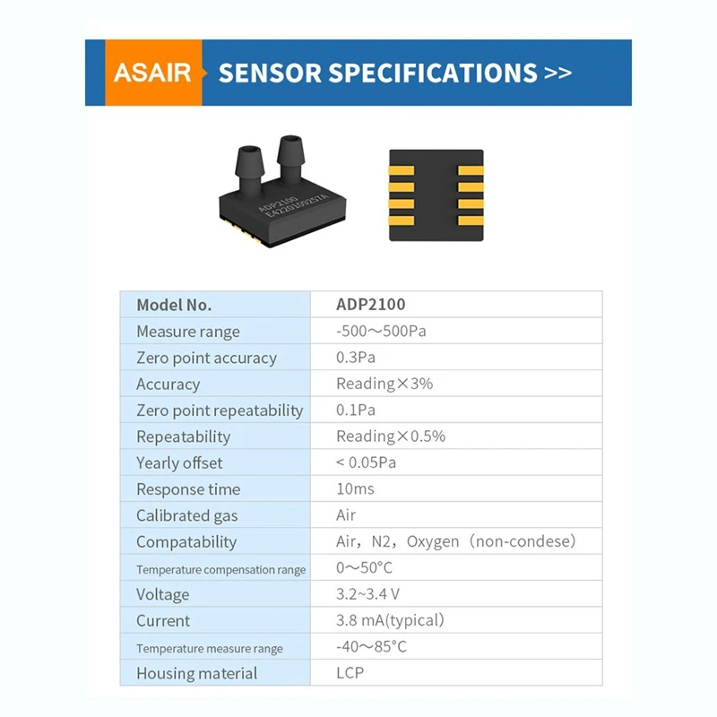 ASAIR ������ ���� ���� ������ ���� ��ǰ, ADP2100 -500-+ 500Pa