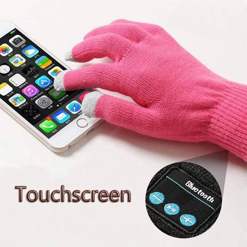 Warm Touch Screen Phone Bluetooth-compatible Speaker Gloves Wireless Bluetooth-compatible Glove Smart Gloves For Outdoor 스마트터치장갑