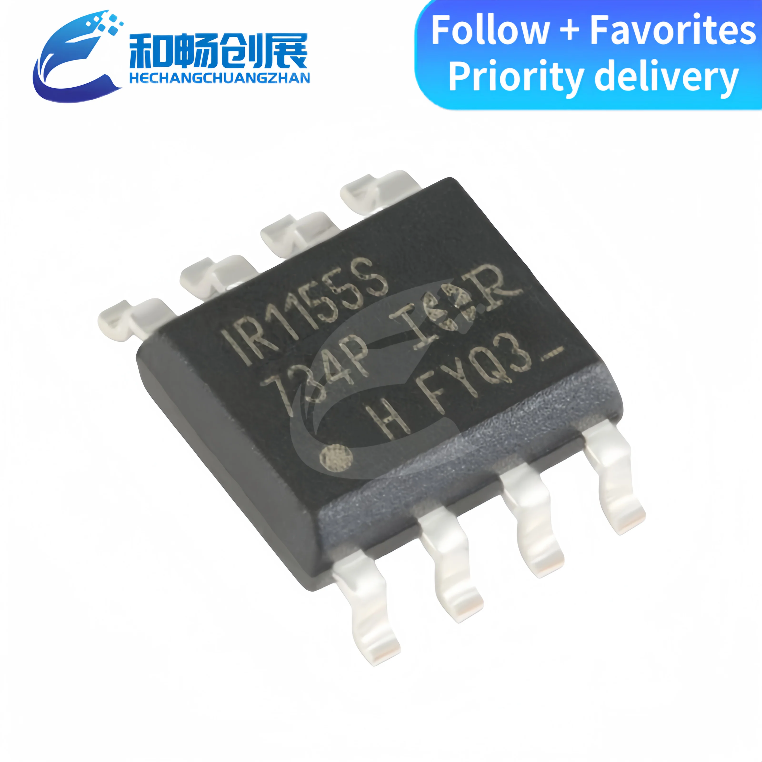 

IR1155S 1155S SOP8 Регулируемая частота, одноцикл управления PFC IC оригинальная фотография