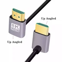8K HDMI 2.1V Cable Male To Male Cord 90 Degree Angle 8K HDTV Cable for TV Laptop Projector PS4 PS5 Hdmi Switcher Hdmi Splitter - Image 4