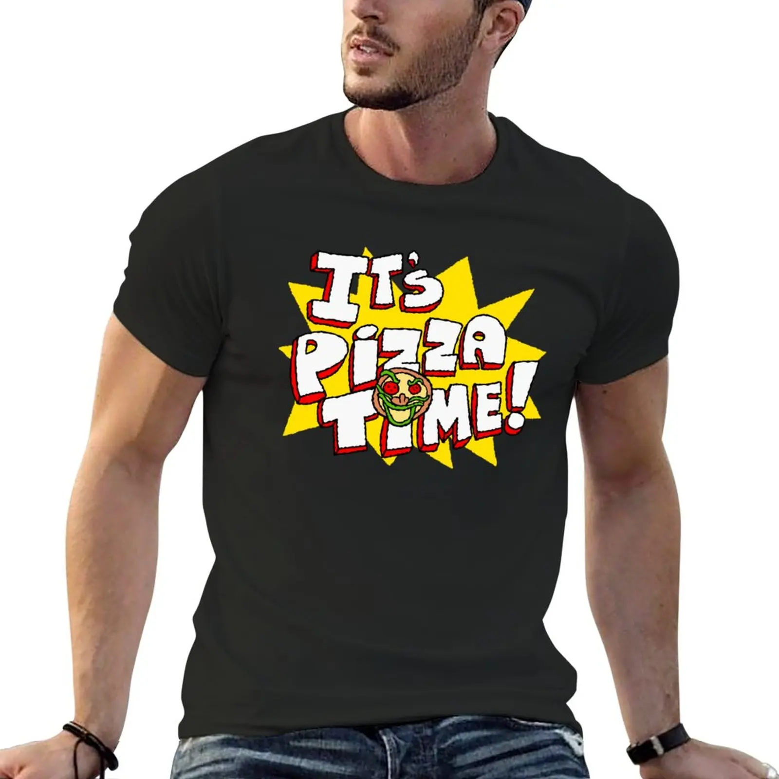 

Pizza Time T-Shirt Aesthetic clothing Tee shirt men clothing