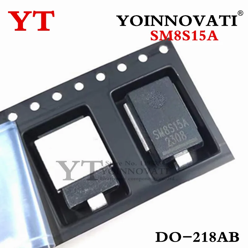 

10Pcs 2Ppcs SM8S15A SM8S15 SM8S15A-E3/2D DO-218 IC