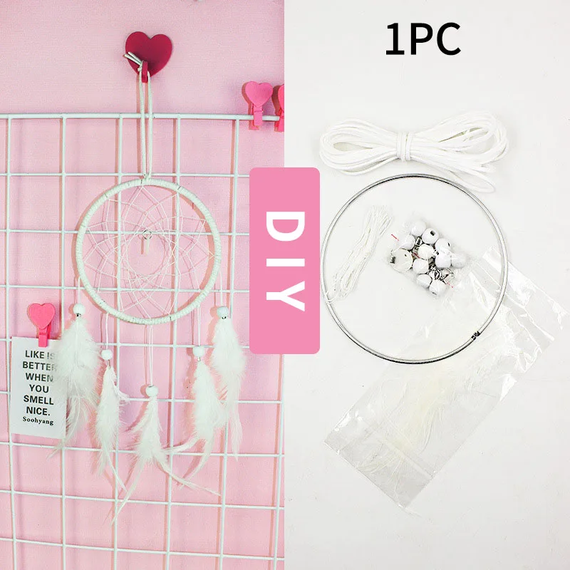 Dream Catcher Craft Kit for Personalized Home and Car Decor with Iron and Wood Elements