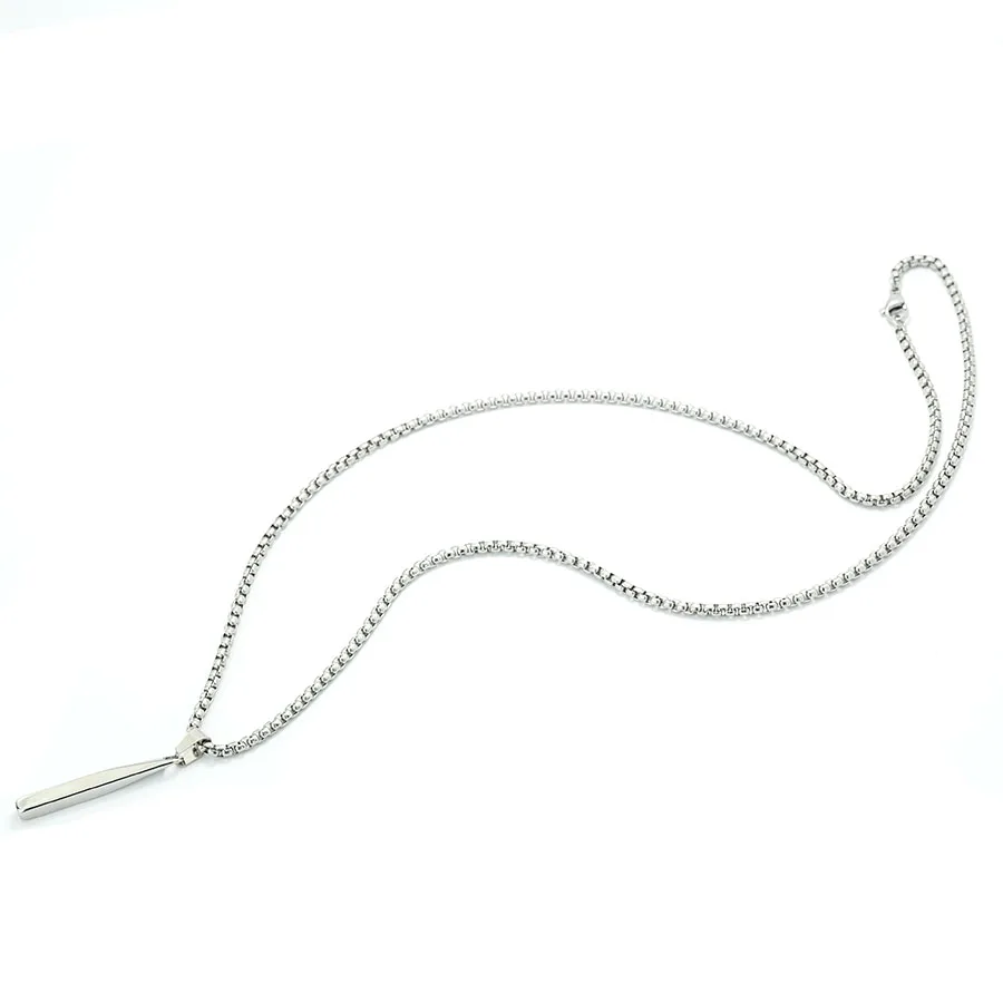 Stainless Steel Gold Silver Punk Necklace for Men
