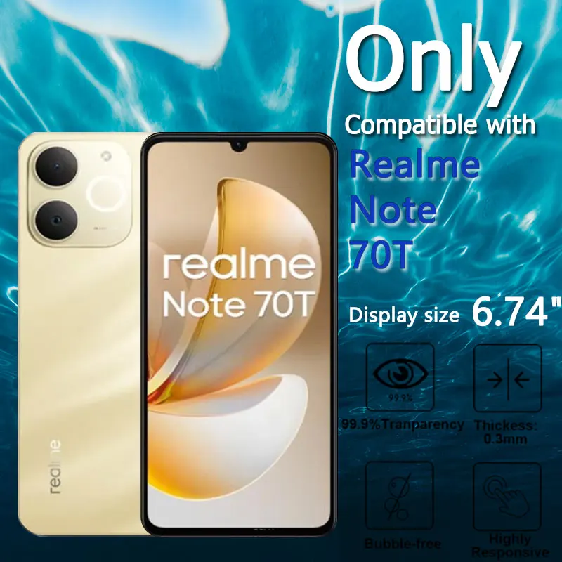 Premium Tempered Glass Screen Protector: 9H Anti-Scratch, Case-Friendly, Fingerprint Resistant