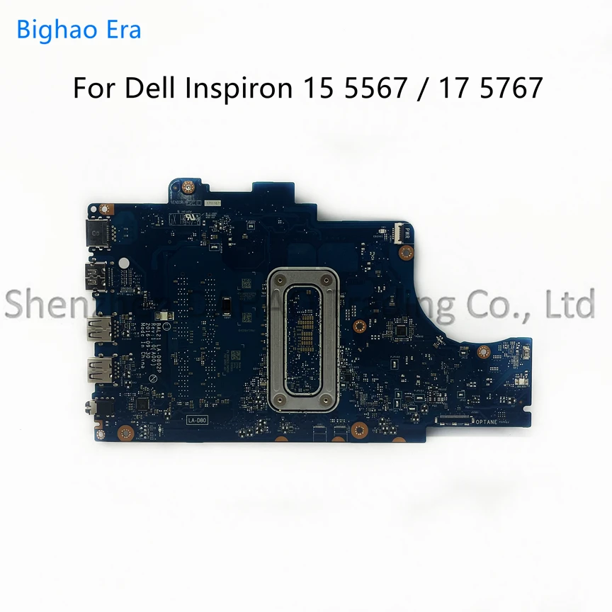 para Dell Inspiron 15 5567 4415u 17 5767 Motherboard Laptop com Processador Intel i3 i5 i7 Cpu Ddr4 Bal21 La-d802p Cn081yw5 0dg5g3 057k0h - Imagem 3