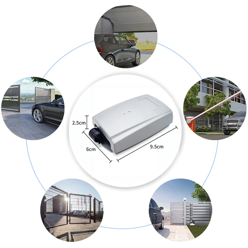 Garage Remote Control Universal Receiver 2CH 433mhz Fixed Rolling Code For CARDIN DEA DOORHAN AT-4 DITEC