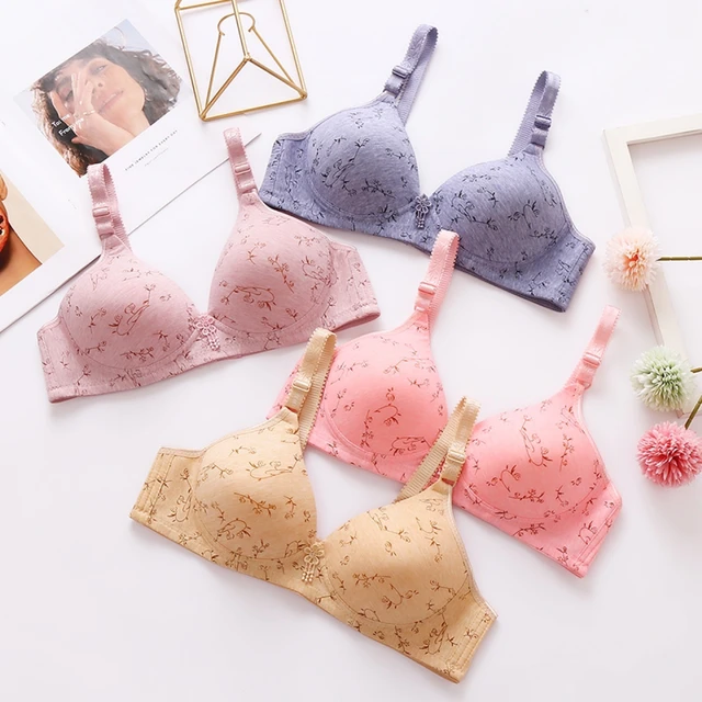 Push Up Bra Big Size Bra 36-46 B C Cup Full Cup Wireless Lace Bras Bralette