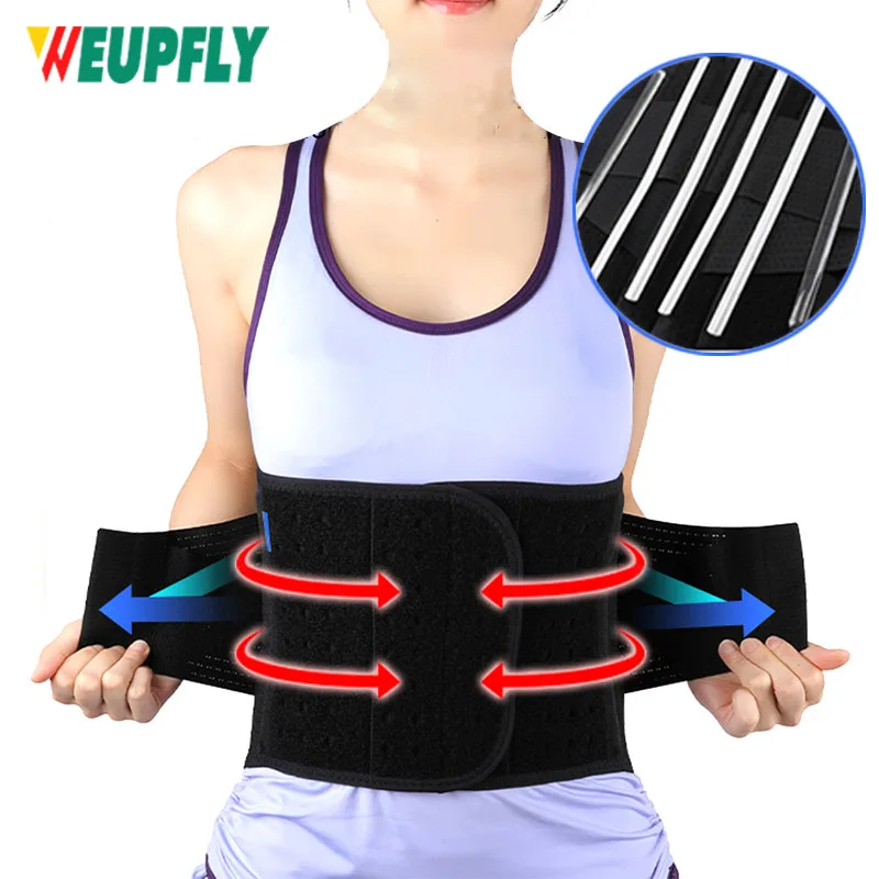 

Lower Back Braces for Back Pain Relief - Compression Belt Lumbar Support Waist Backbrace for Herniated Disc, Sciatica, Scoliosis