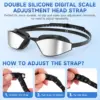 Findway Adult Swimming Goggles UV Protection Soft Silicone Nose Pad Replaceable Anti-Fog Leakproof Men Women Swimming Glasses 5