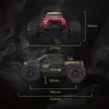 Rlaarlo 1/14 Gladiator Rc Car Off Road 4x4 Truck Brushless 100km/H Speed Car Battery And Color Screen Remote Control Parts 5
