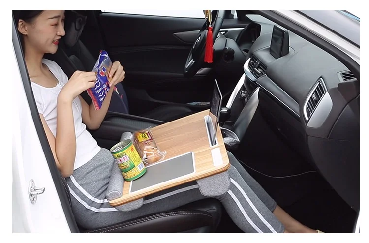 Home Folding Laptop Desk for Bed & Sofa Laptop Bed Tray Table Desk Portable Lap Desk for Study and Reading Bed Top Tray Table