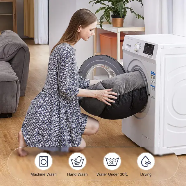 S99a4ca74731542c494433ea06c5ccf0ay.jpg Large Dog Bed Square Plush Cat Nest Kennel All Season Washable Dog Sofa Waterproof Mattress Cat Bed for Medium Dogs Accessories