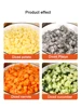 Automatic Vegetable Cube Cutting Machine Household Carrot Onion Radish Potato Dicing Machine Cucumber Cutter 6