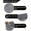 1pc Felt Pet Toy Box, Dog Toy Box, Storage Basket Chest Organizer For Organizing Pet Toys, Blankets, Leashes And Food 5