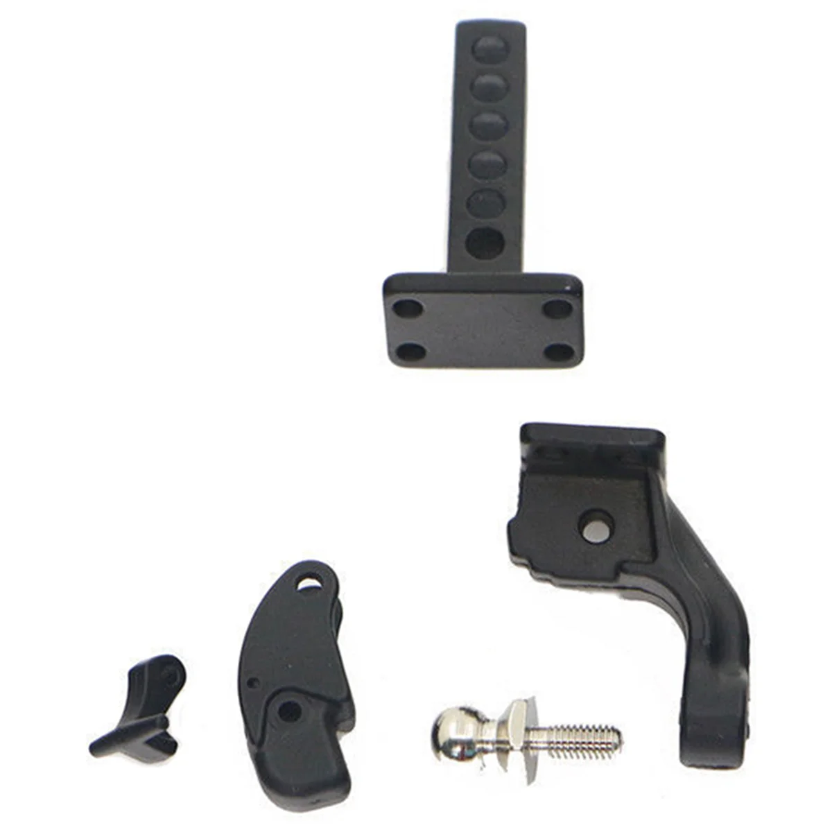 BAAU 4X Hitch Trailer Hook for 1:10 Scx10 90046 90047 Trx4 Rc Crawler Car