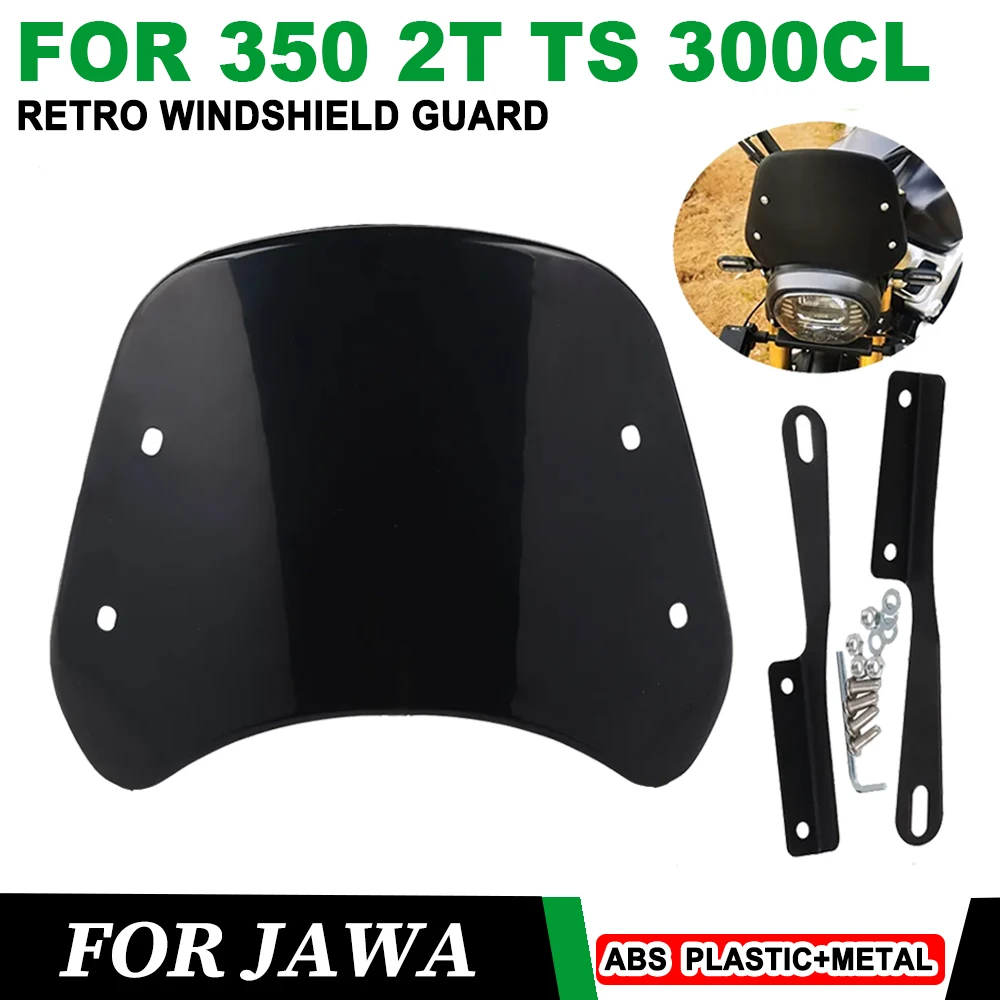 

For Jawa 350 2T 350 TS 350 Californian 300CL 300 CL Accessories Windshield Wind Deflector Windscreen Fairing Guard Dust Cover