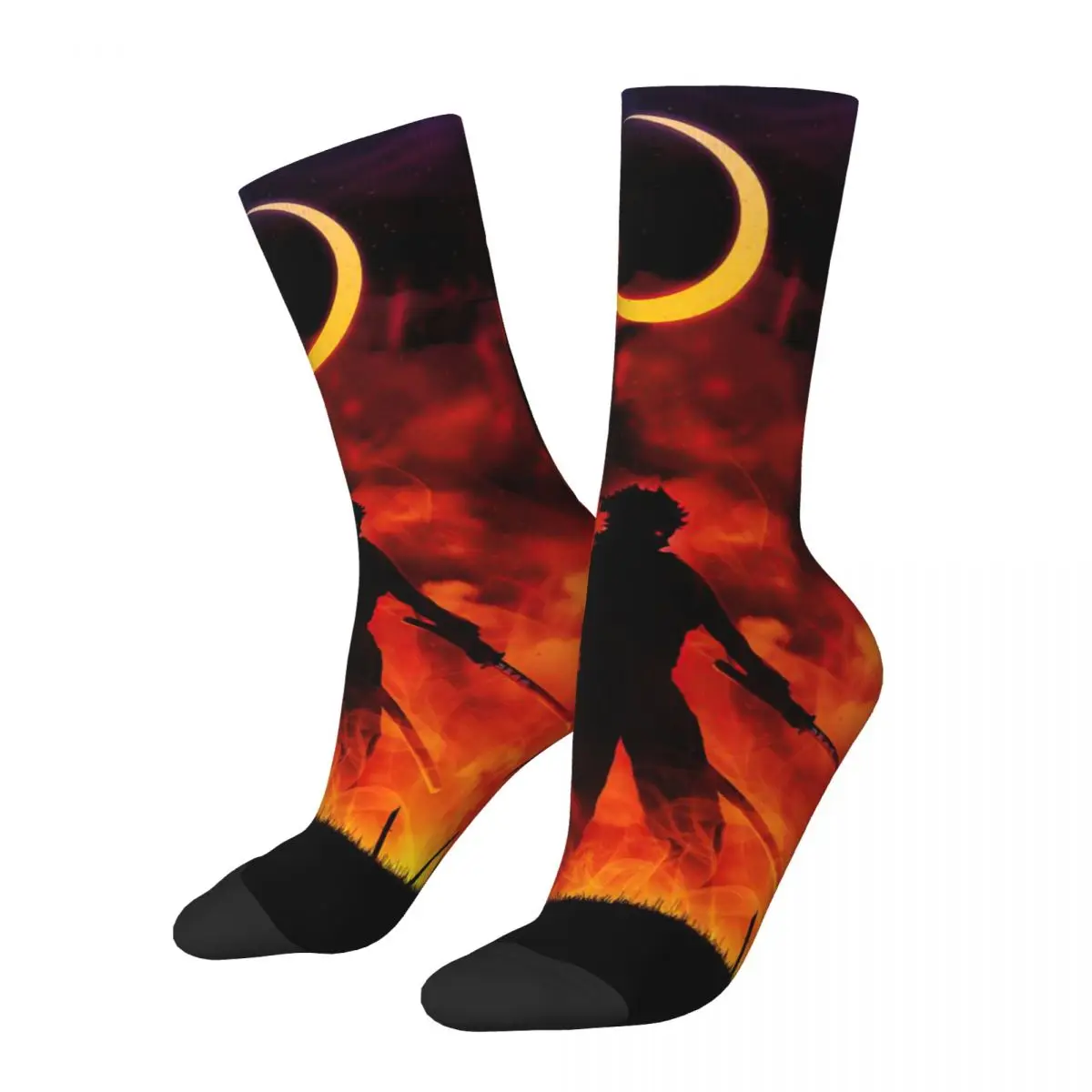 Kimetsu No Yaiba Demon Slayer Unisex Socks Cycling 3D Print Happy Socks Street Style Crazy Sock фигурка aniplex conofig demon slayer kimetsu no yaiba tanjiro kamado apx88819