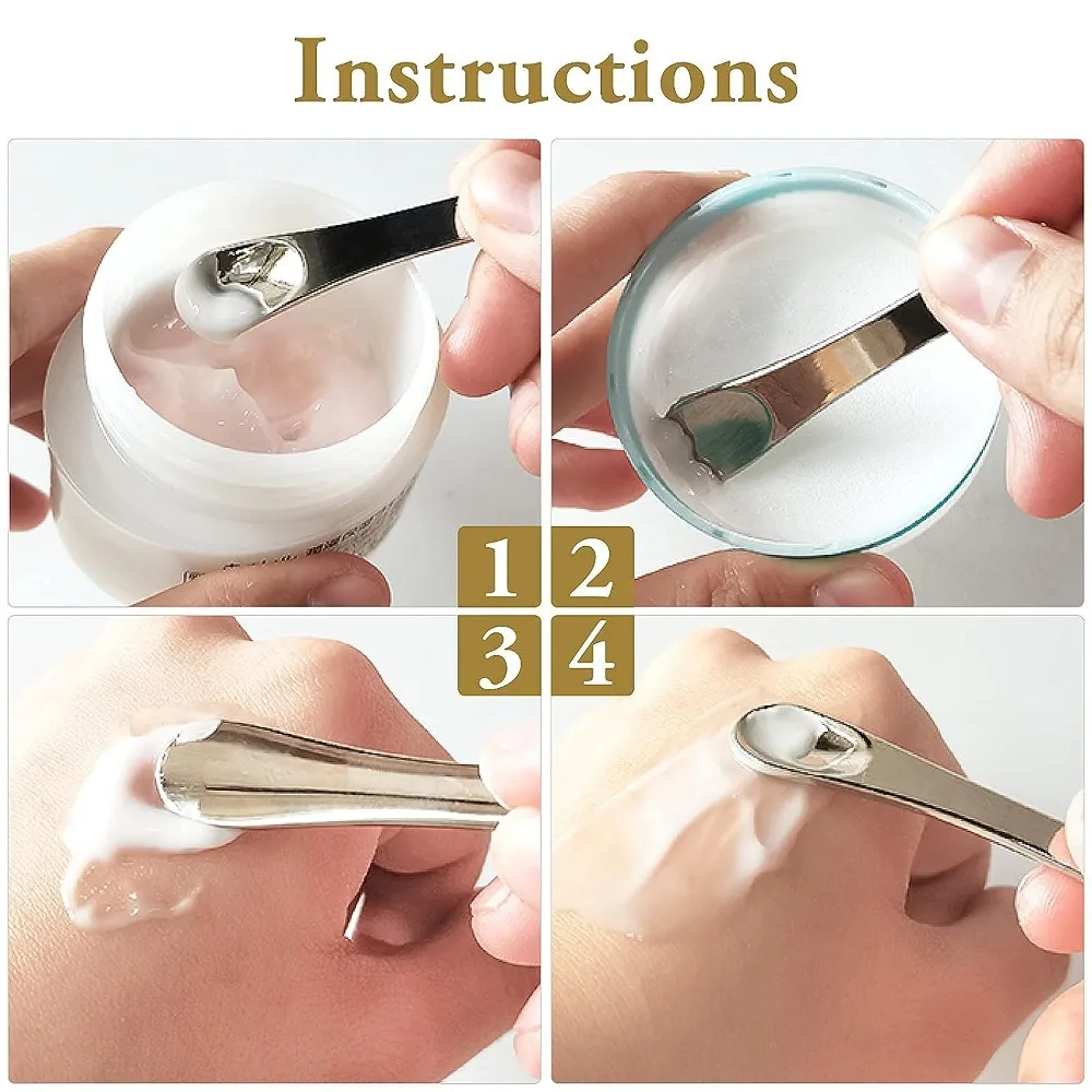 1Pcs Mini Spoon Eye Cream Massage Sticks Facial Reusable Scoop Makeup Spatula for Face Cream Cleansing Appliances