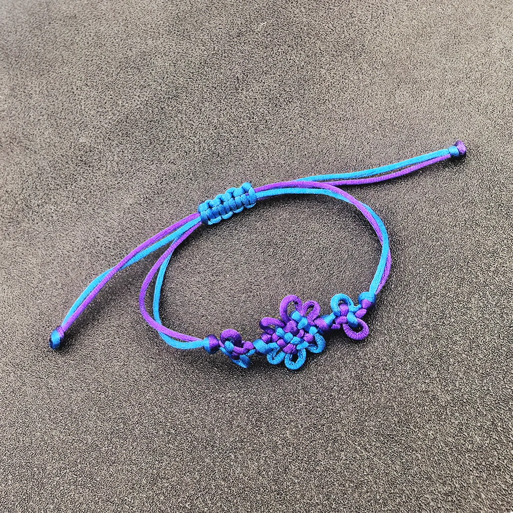 Anime KPop Demon Hunters HUNTR/X Rumi Cosplay Bracelet Woven Rope Chain Pendant Unisex Bracelets Jewelry Accessories - Image 4