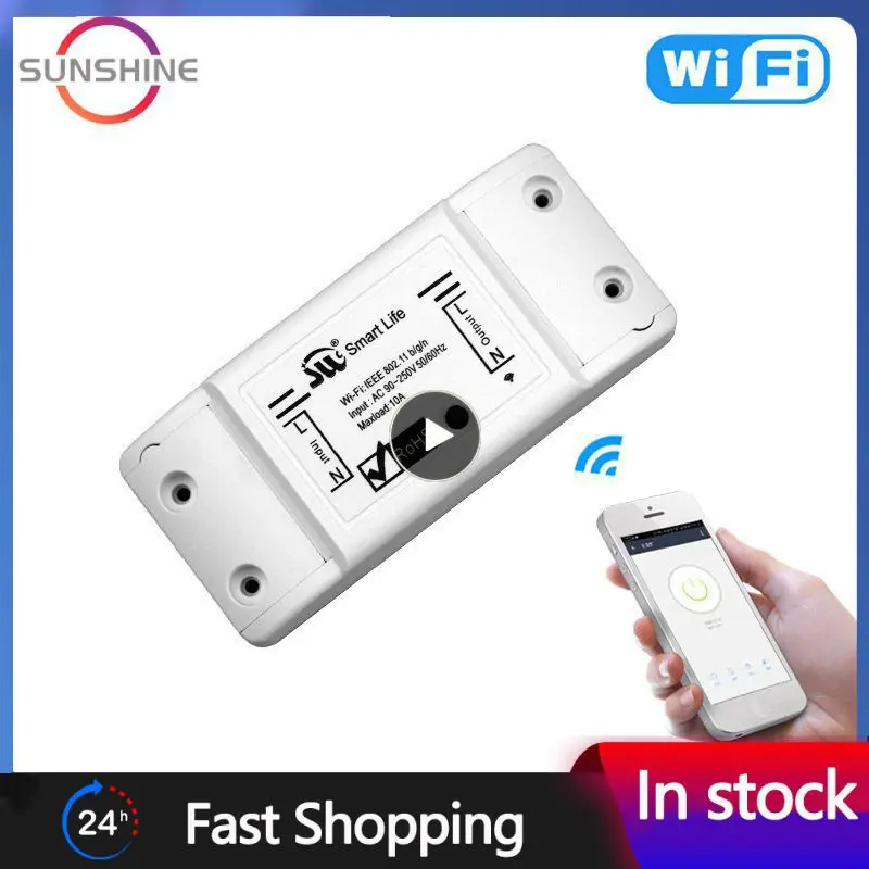 

Wireless Remote Control Works with Alexa Home WiFi Smart Light Switch Universal Breaker Timer Smart Life APP