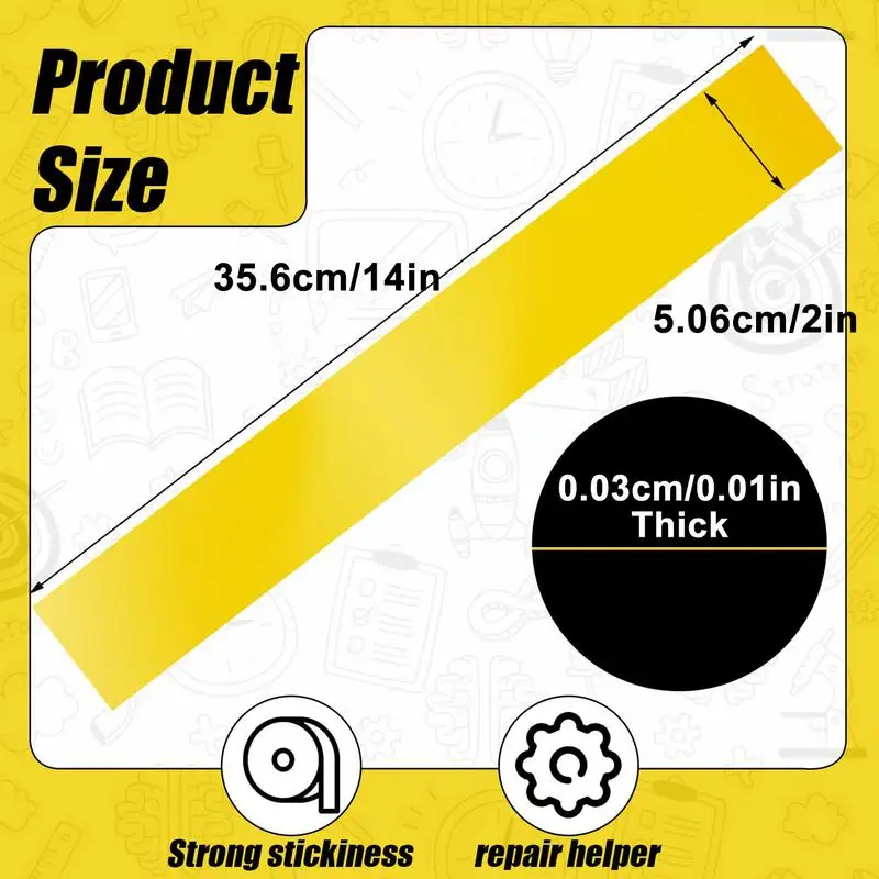 Double Sided Tape Woodworking Yellow Backing Self Adhesive