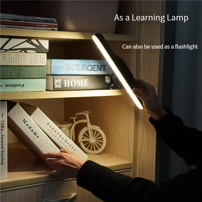 LED 충전식 플러그 디밍 가능 터치 스위치, 자기 흡입 데스크 램프, 기숙사 공부 다기능 USB 눈 보호 램프
