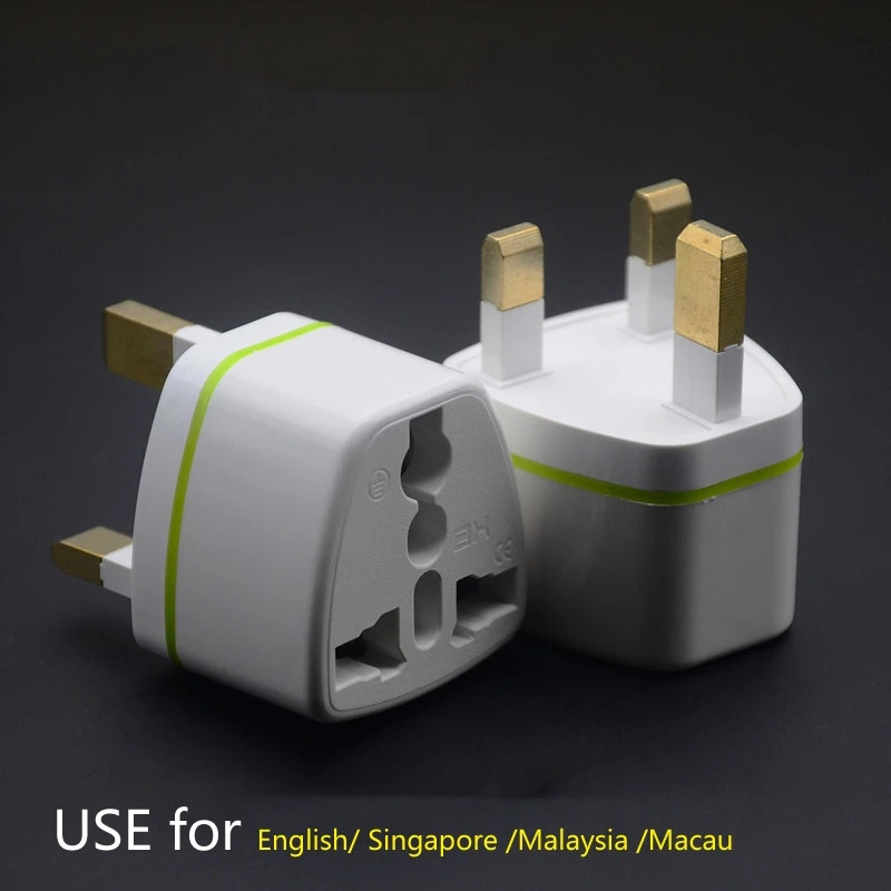Power plug adapter power socket adapter conversion plug plug conversion socket universal socket adapter 3 Pin Conversion Plug Universal Adapter British Socket Adapter Plug for English Singapore Malaysia Macau