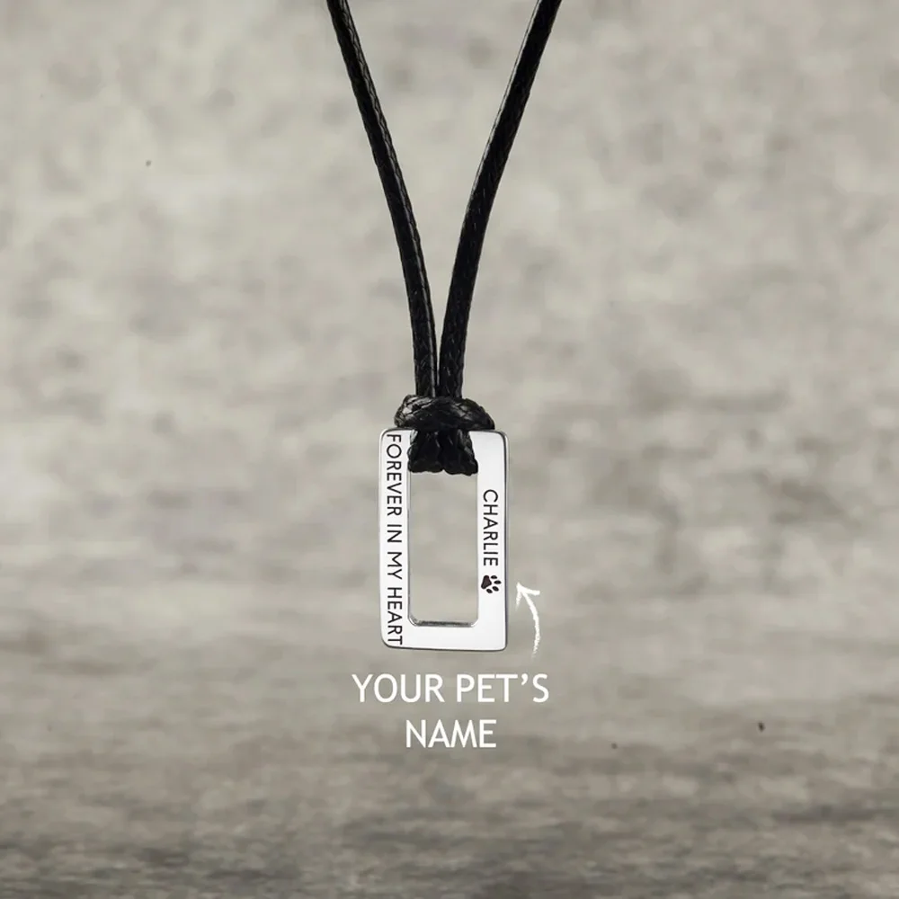 

Stainless Steel Customized Name Necklaces for Women Personalized Necklace Stethoscope Letter Leather Necklace Pendant Jewelry