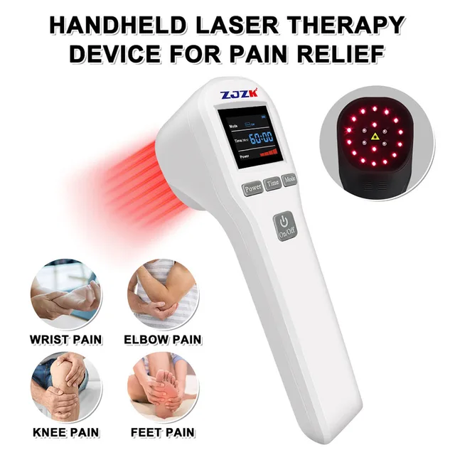 Class 4 Cold Laser for Sale Home Use Physiotherapy Low Frequency Massager 650nm 808nm Arthritis Knee Joint Cervical Pain Relief