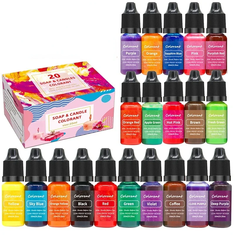 Soy Wax Candle Making Wax Candle Dye 20 Colors