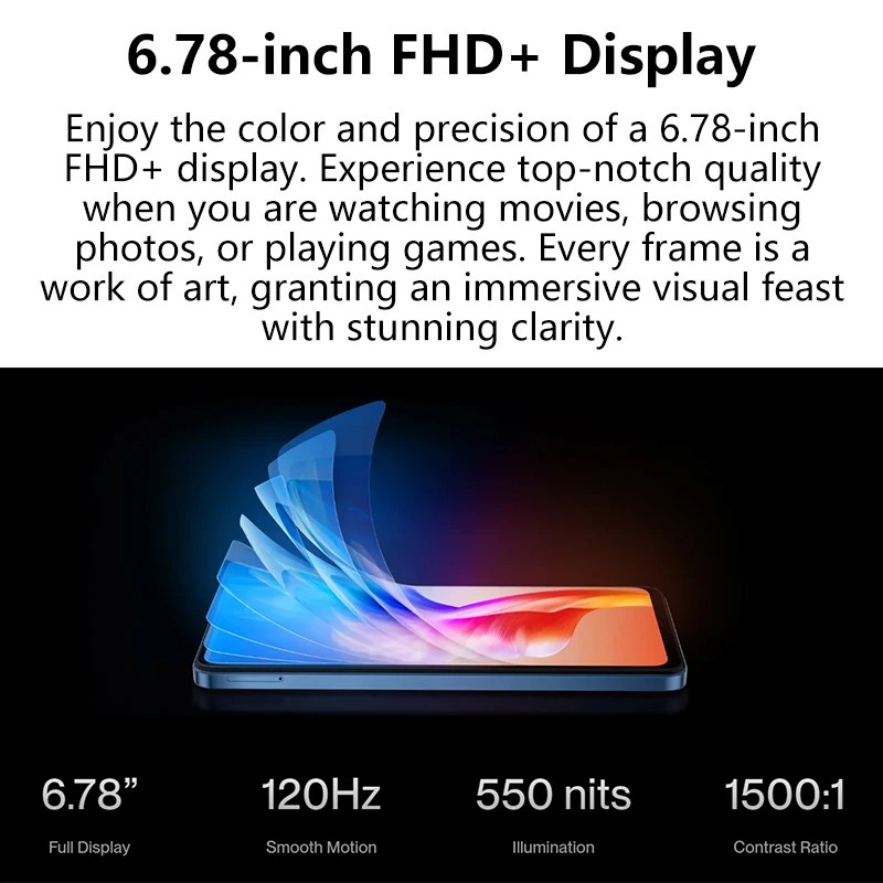Global Version Meizu Note 21 Pro Smartphone 64MP Main Rear Camera 5000mAh Battery 6.78" 120Hz Display 30W Charge Helio G99 NFC 4