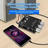 ZK-502MT Bluetooth 5.0 Subwoofer Amplifier Board 2.0 Channel High Power Audio Stereo Amplifier Board 2X50W Bass AMP 4