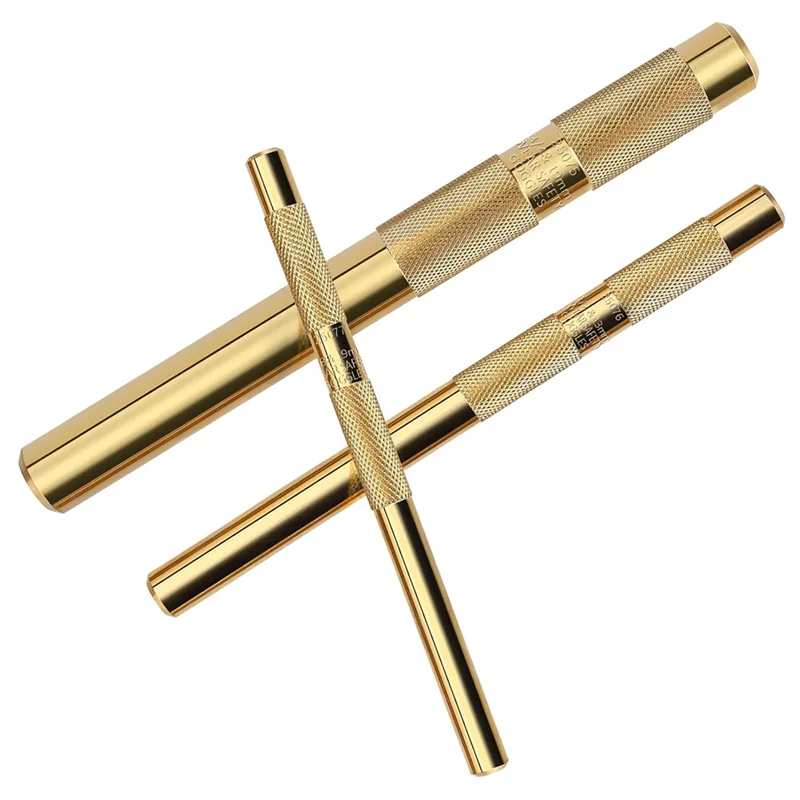 Munirater 3-Pack Brass Drift Punch Set - Knurled Roll Pin Punches 3 - View #4