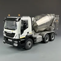 Rc 1/14 Truck Model 6x6 Cement Mixer Wheel Minus Axle Full Metal Remote Control with Open Door LESU Toys for Boys 1