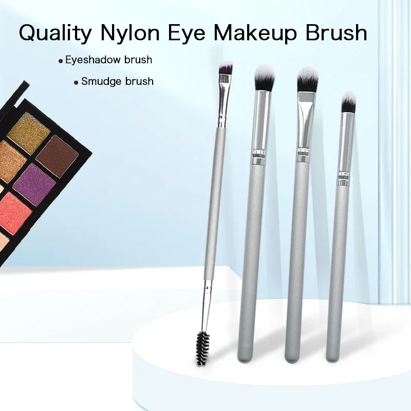 Fireflies 4Pcs Cosmetic Makeup Brushes Set Eye Shadow Blending Eyeliner Eyelash Eyebrow Brushes for Make up Professional brush